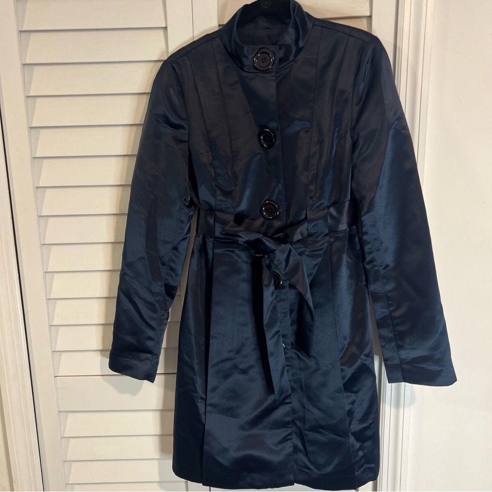 Michael Kors Navy Trench Coat